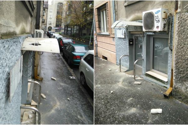 Bruka u centru Beograda: Bombe prete s neba, a mine sa zemlje! (FOTO)