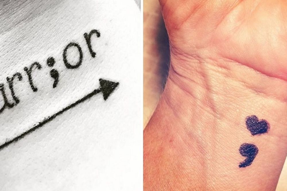 Ako vidite nekog sa tačka zarez tetovažom, evo o čemu se u stvari radi (FOTO)