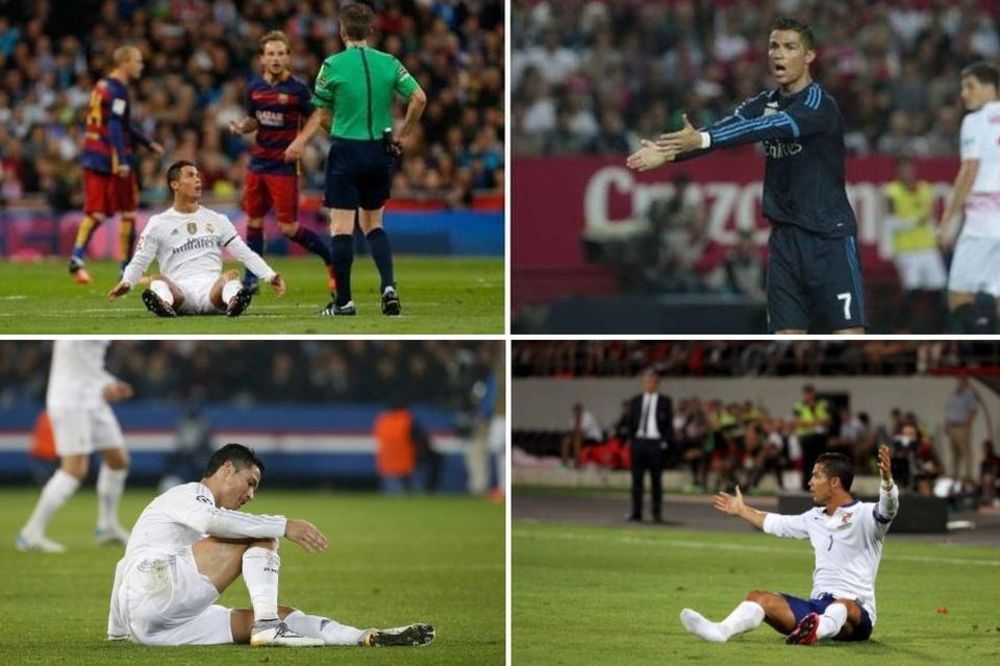 Ronaldo je i ovde kralj: 23 preterana foliranja fudbalera u koja niko ne bi poverovao (GIF)