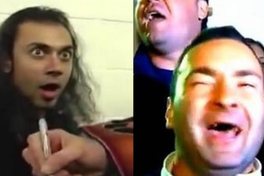 Za*ebao i sveeee baju! Faca momka kome je Metalika poklonila gitaru - neprocenjivo! (VIDEO)