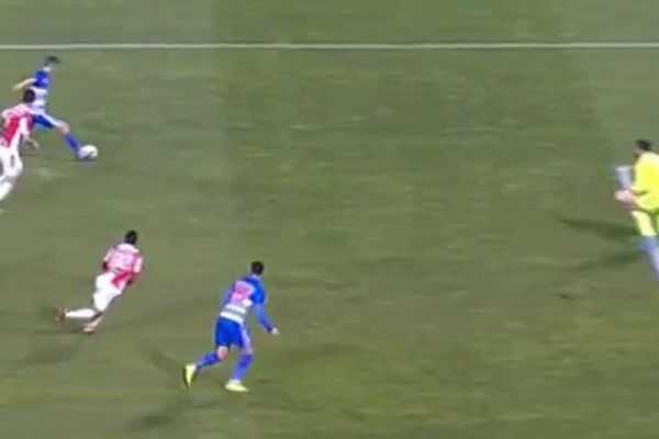 Ovim pogotkom Borac je poveo 3:0 na kraju prvog dela, i potpuno nokautirao Zvezdu! (VIDEO)