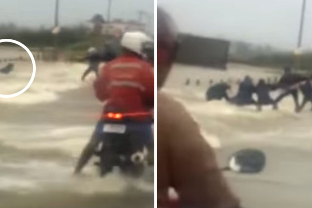 Udruženim snagama spasili čoveku život (VIDEO)