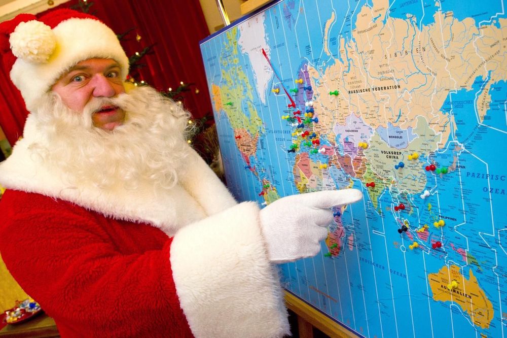 Deda Mraz za jedan dan pređe 316.8 miliona km i unese 226 milijardi kalorija! (FOTO)