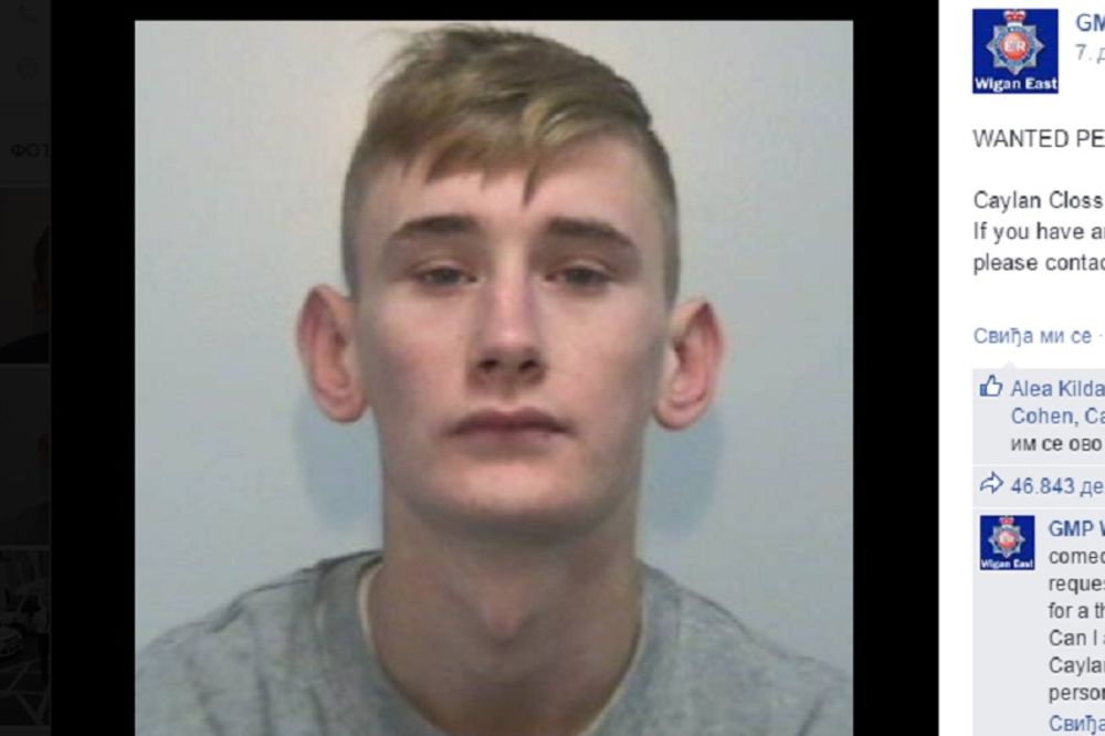 Ovo je klempavi kriminalac koji je zapalio internet u Britaniji! (FOTO)