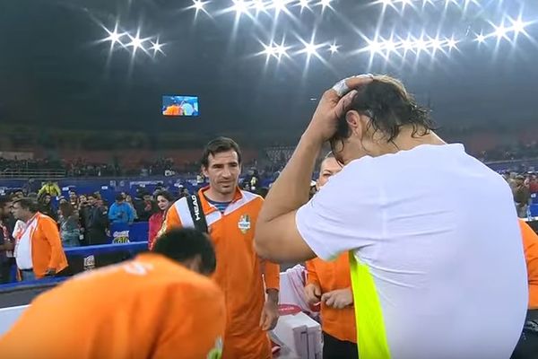 Kada je čuo s kim će igrati Rafael Nadal se samo uhvatio za glavu! (VIDEO)