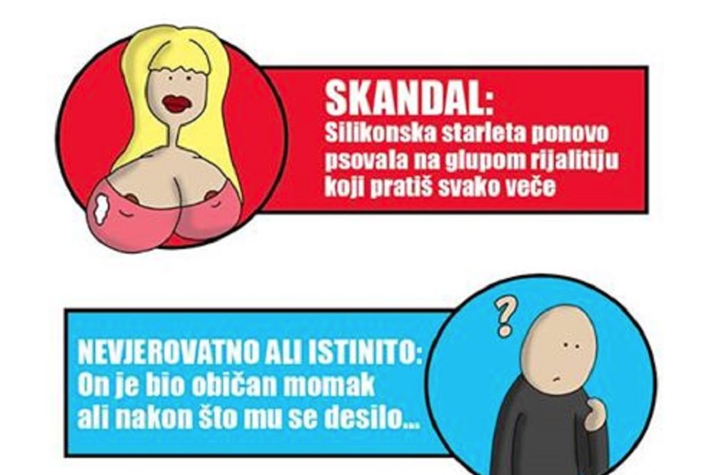 Svi šeruju ovu sliku na Fejs: Ona najbolje opisuje zašto su se Srbima ogadili mediji