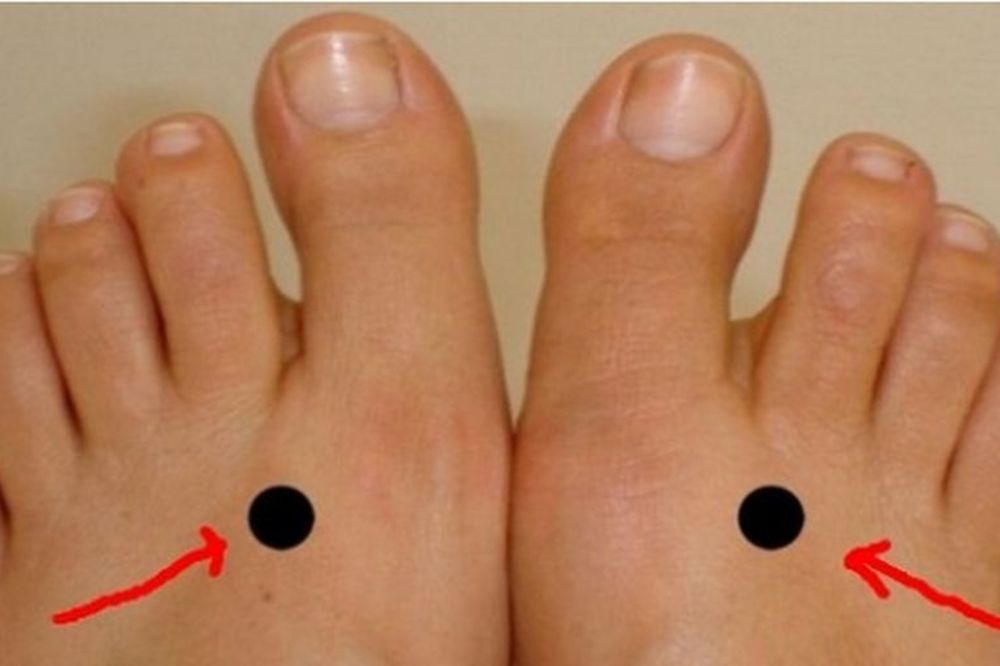 Pritisnite ove tačke i dva minuta ne podižite prst sa njih. Rezultat je odmah vidljiv! (FOTO)