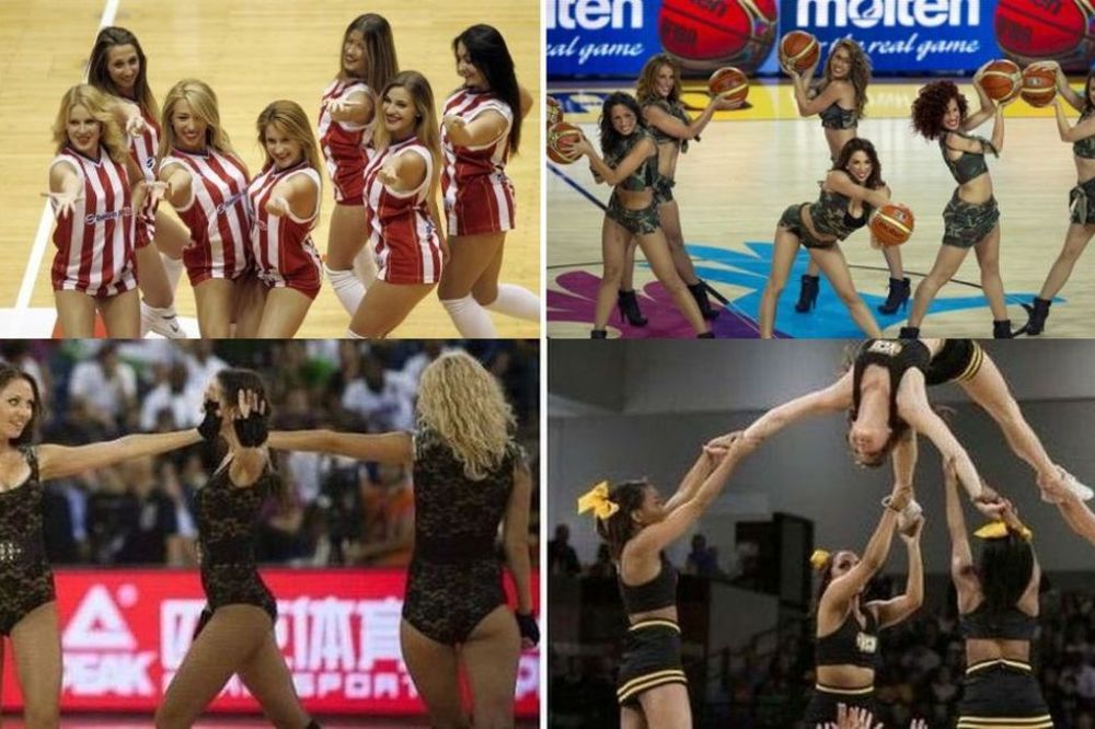 Čirlidersice od kojih se diže...pritisak: Kada one izađu na teren svi zaborave na košarku! (VIDEO)