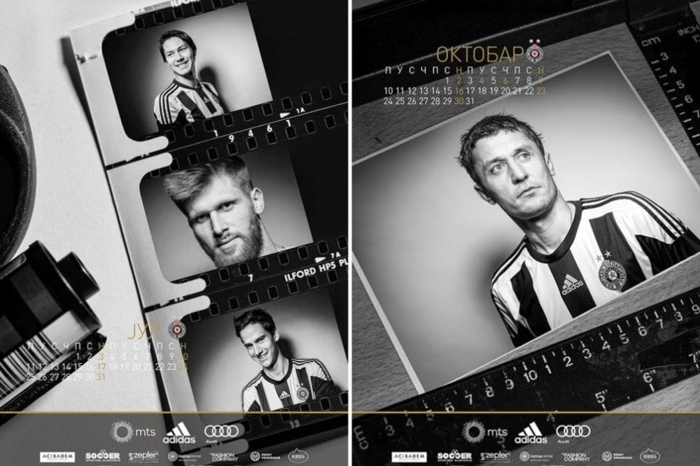 I kalendar Partizana mora da bude u crno-belom tonu! (FOTO)