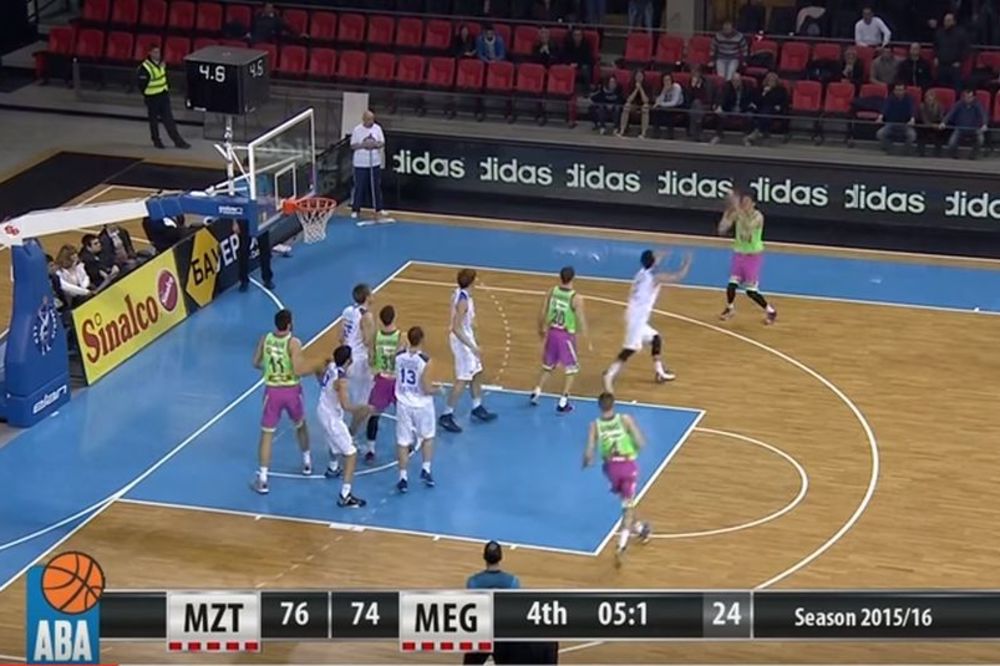 Mega pobedila trojkom u poslednjim sekundama: Bivši Zvezdin igrač pokidao na debiju! (VIDEO)