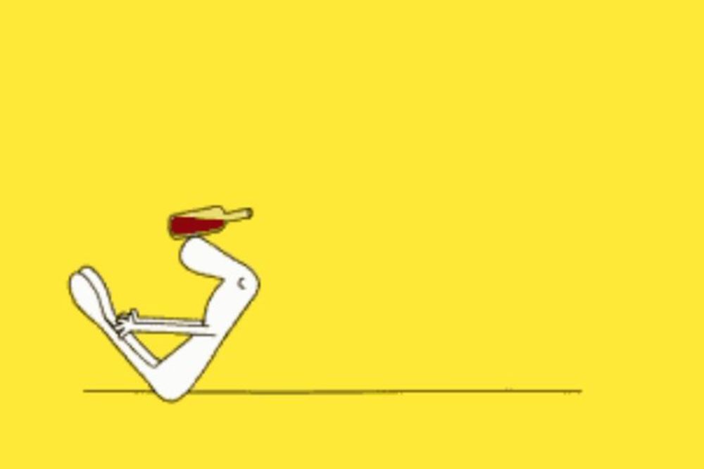 Alkoholna akrobatika: Kako da ne ispadnete iz treninga tokom praznika! (GIF)