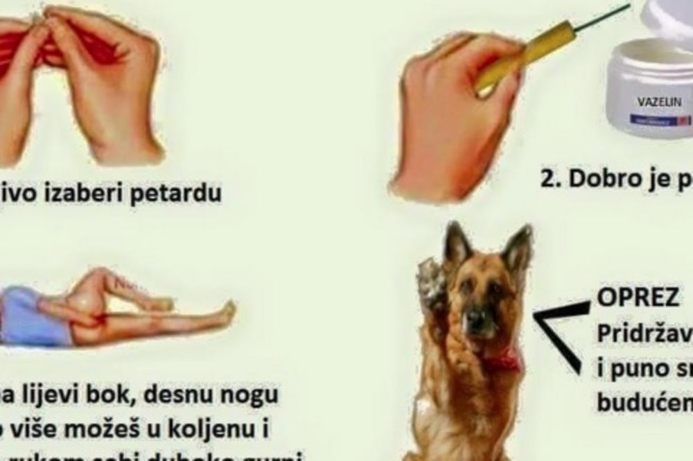 Uputstvo za pravilnu upotrebu petardi: Nabijte si je u dupe! (FOTO)