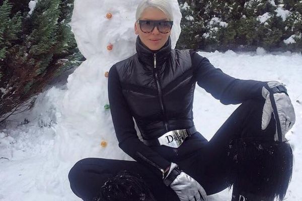 JK uživa na snegu sa svojim mezimicama! A gde je tata? (FOTO)