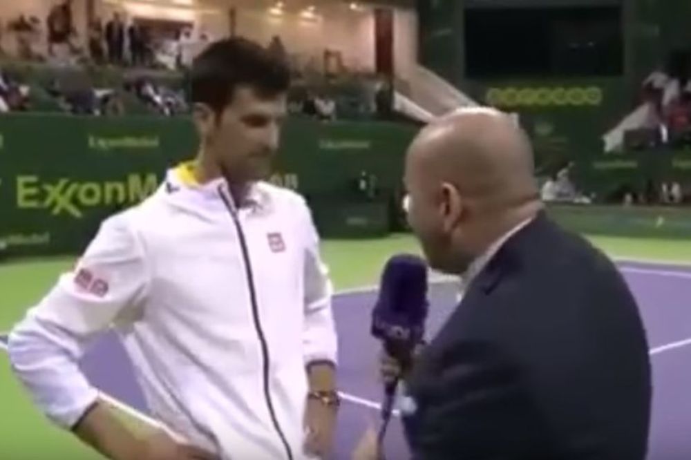 Izlomio je jezik, ali je Đoković ipak uspeo da progovori i arapski! (VIDEO)
