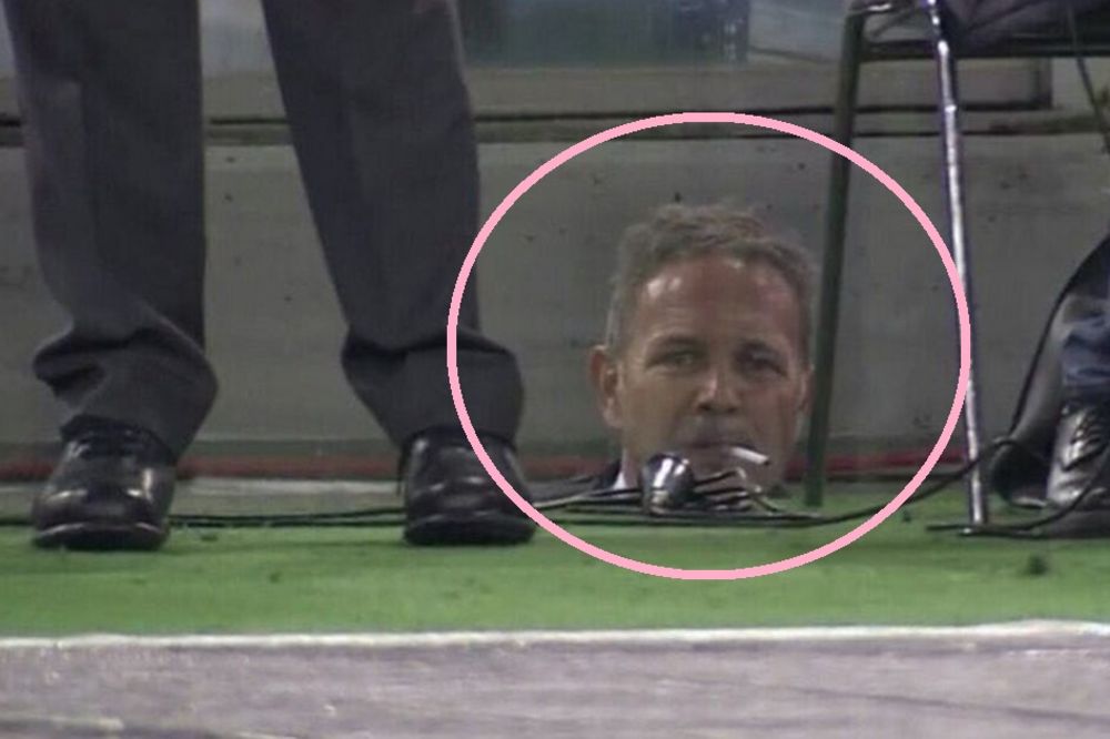 Kako je Mihajlović ubijao nervozu kada je isključen? Pa cigaretom naravno! (FOTO)