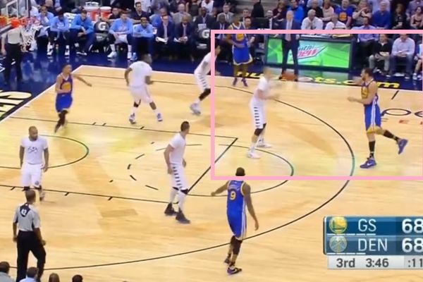 Nikola Jokić dobio loptu direktno u facu! Da li je Bogut imao želju da ga pogodi? (VIDEO)