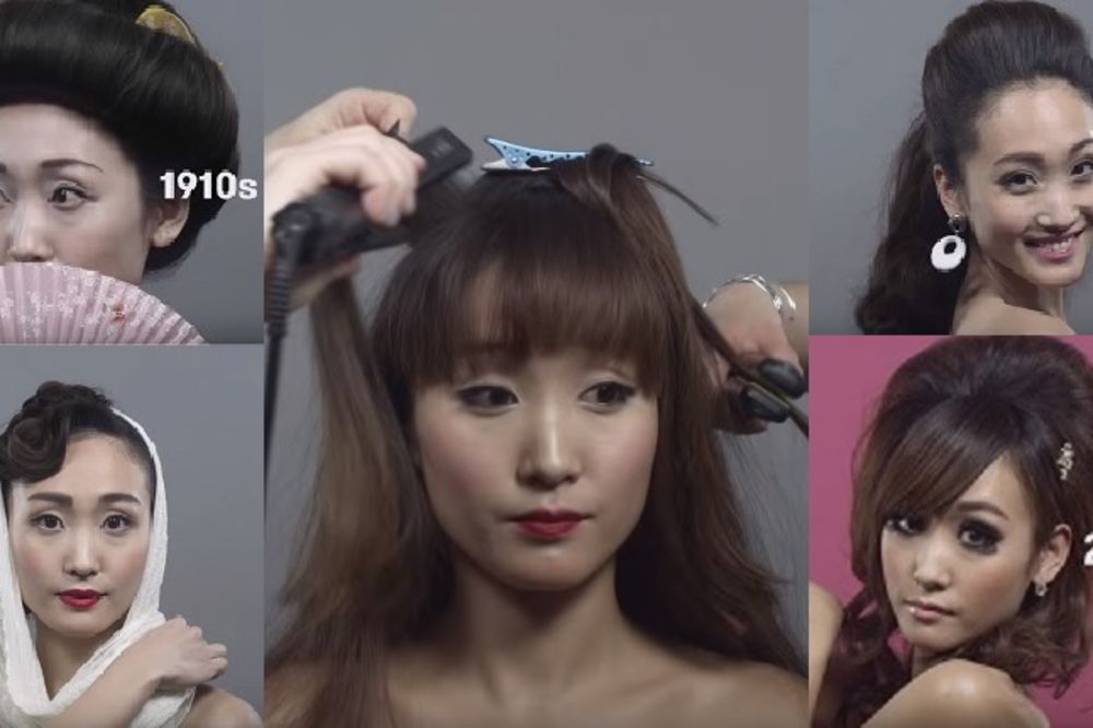 Ovako se tokom 100 godina menjala lepota u Japanu (GIF) (VIDEO)