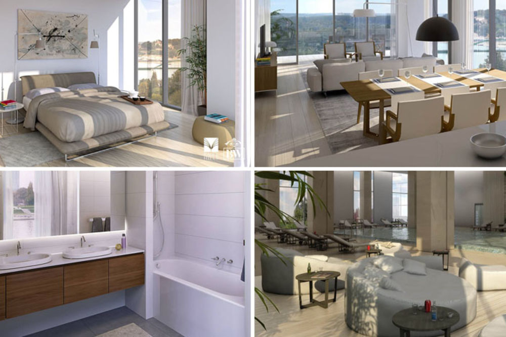 Ako niste buržuj, nemojte ni da gledate: Evo kako će izgledati stanovi u BG na vodi! (FOTO)