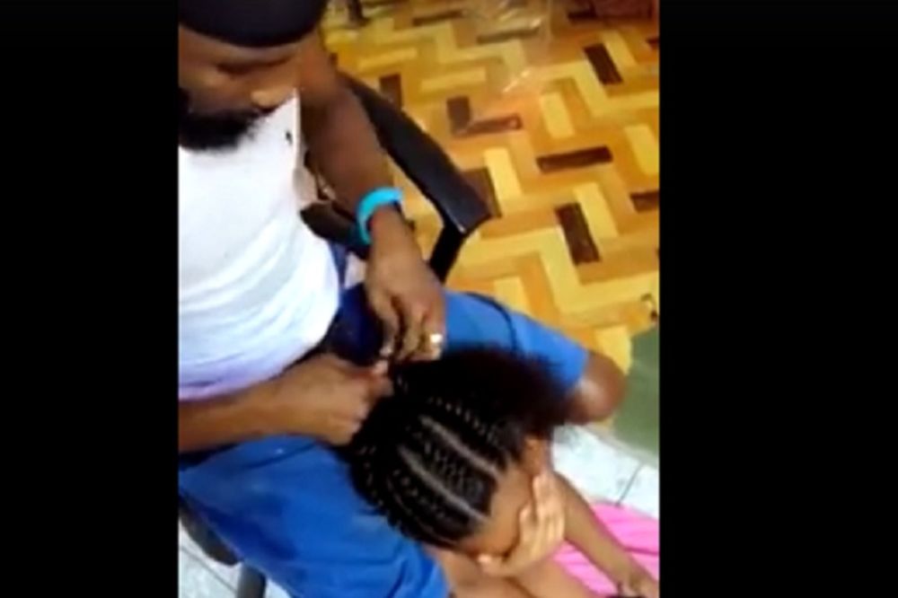 Ćale je pravi maher: Najlepša frizura za ćerkicu! (VIDEO)
