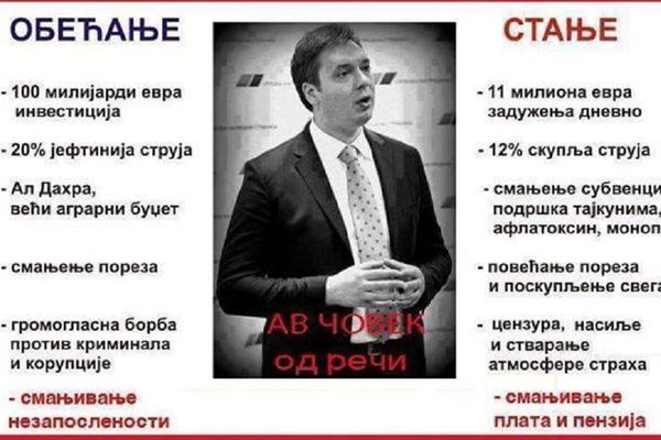 9 neispunjenih obećanja Aleksandra Vučića, a ima ih još! (FOTO) (VIDEO) (GIF)