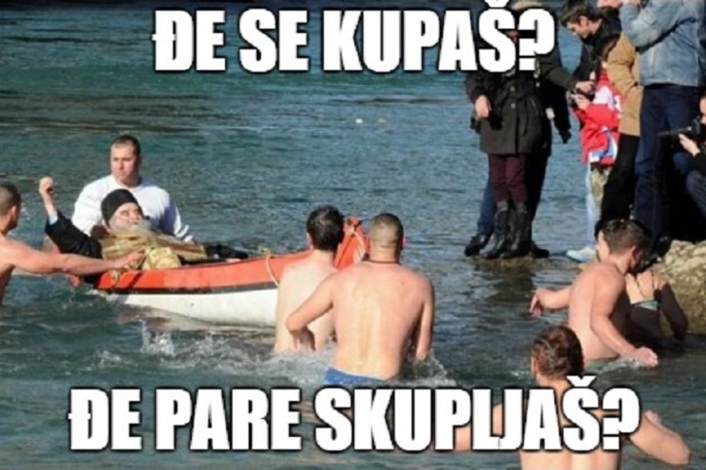 Ovo će oboriti net danas: Svi se sprdaju s ležećim Amfilohijem u kanuu! (MEME)