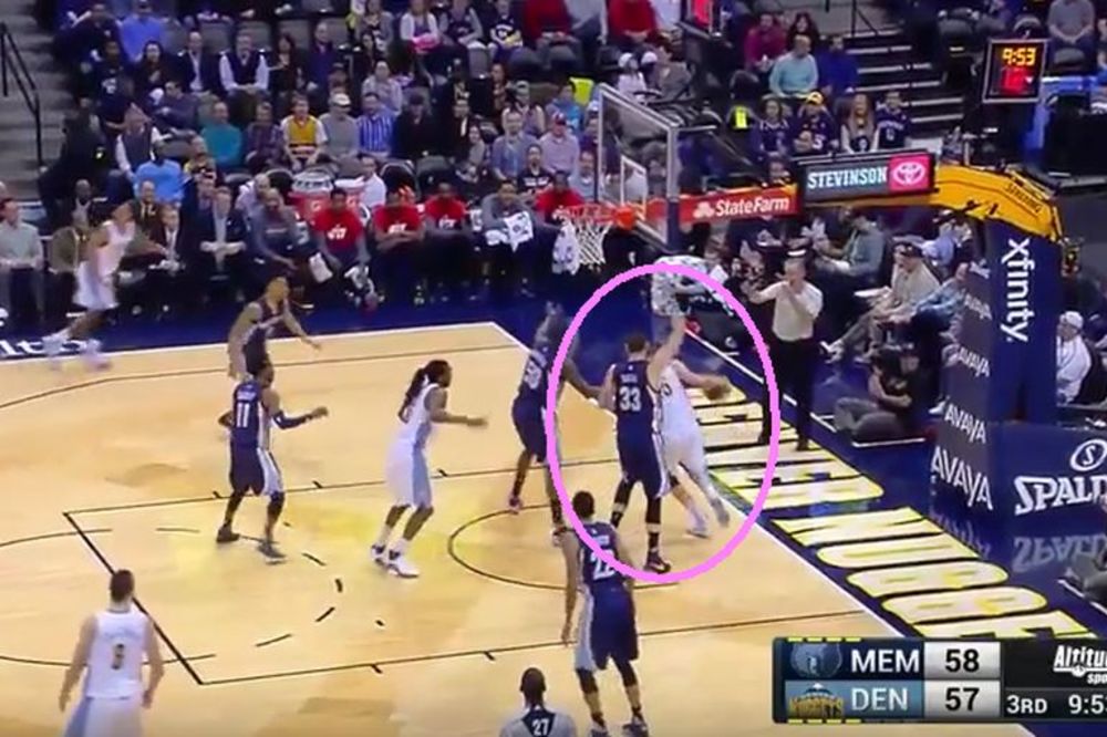 Jokićeva asistencija večeri: Pas iza leđa i bez gledanja, a Gasol kadar nevera! (VIDEO)