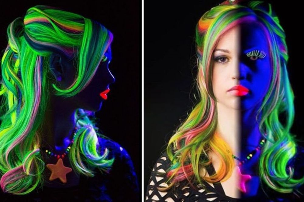 Najnoviji trend za mlade: Kosa koja sija u mraku (FOTO)