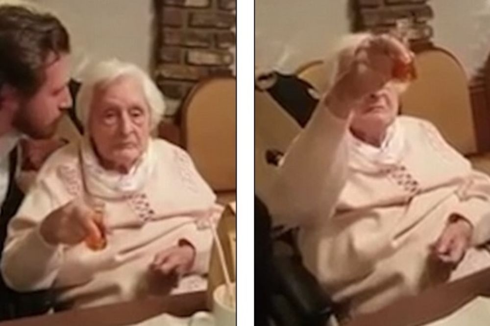 Za ovo je potrebno imati... Baka u punom restoranu nazdravljala Hitleru?! (VIDEO)