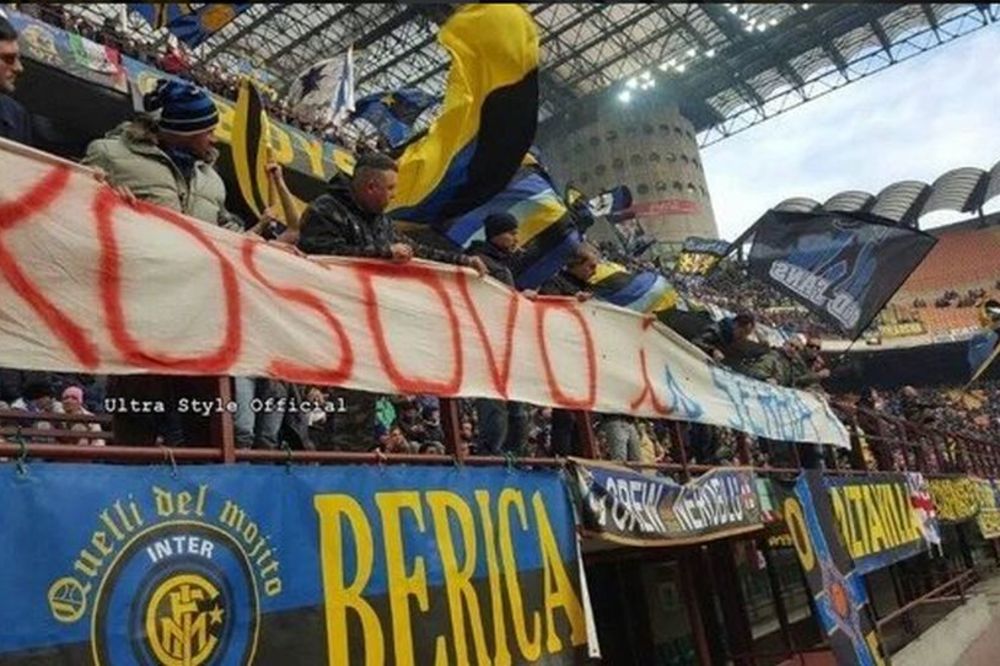 Navijači Intera nemaju dilemu čije je Kosovo! (FOTO)