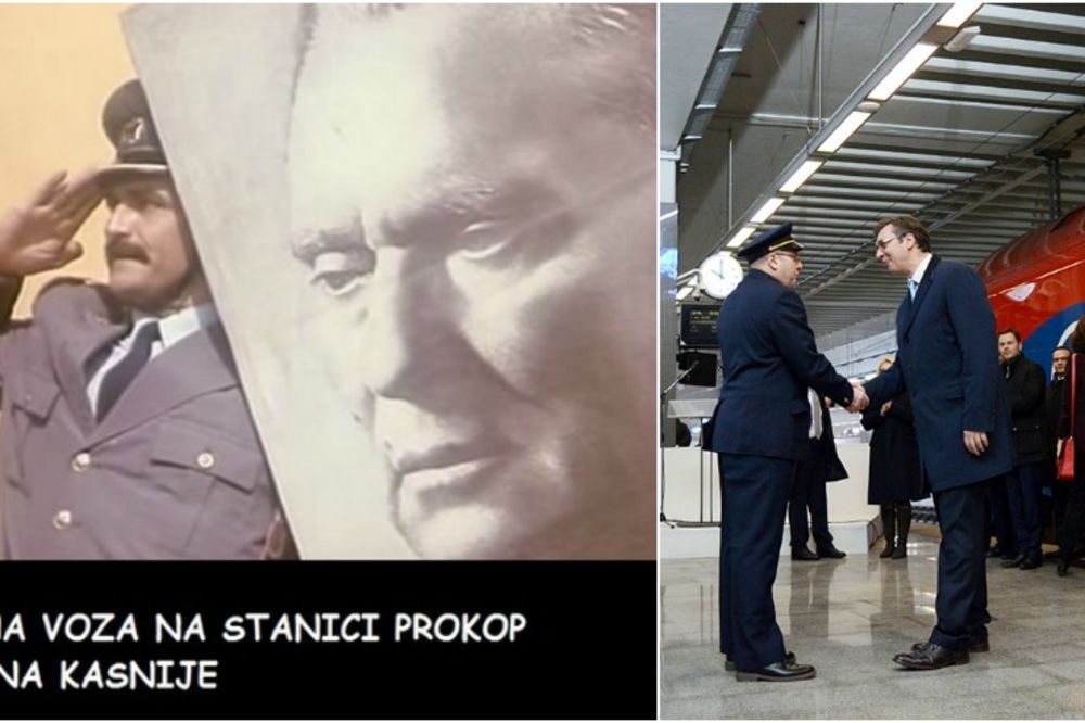 Stigao voz na stanicu Prokop... 40 godina kasnije: Tviteraši uništavaju Vučića na lajni! (FOTO)