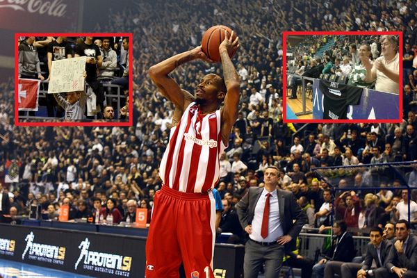 Kako je izgledao Večiti derbi iz ugla Tarensa Kinzija? Uvrede, transparenti, crno-beli dres... (FOTO) (VIDEO)