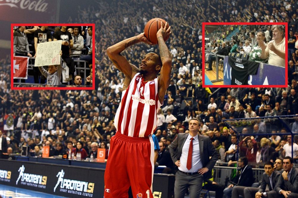 Kako je izgledao Večiti derbi iz ugla Tarensa Kinzija? Uvrede, transparenti, crno-beli dres... (FOTO) (VIDEO)