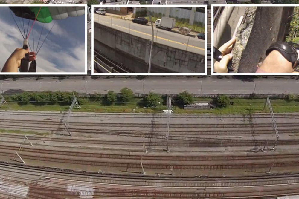 Prvo skoči, pa reci jao: Skok sa tornja završio na bodljikavoj žici! (VIDEO)