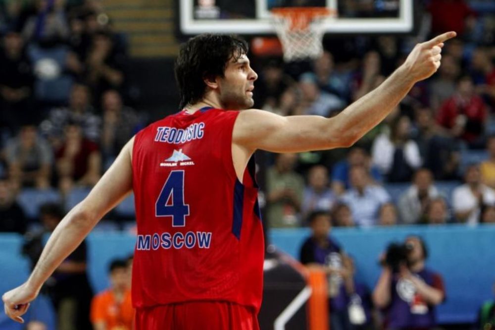Srpski dirigent Teodosić prebacio 1.300 asistencija u CSKA! (FOTO) (VIDEO)