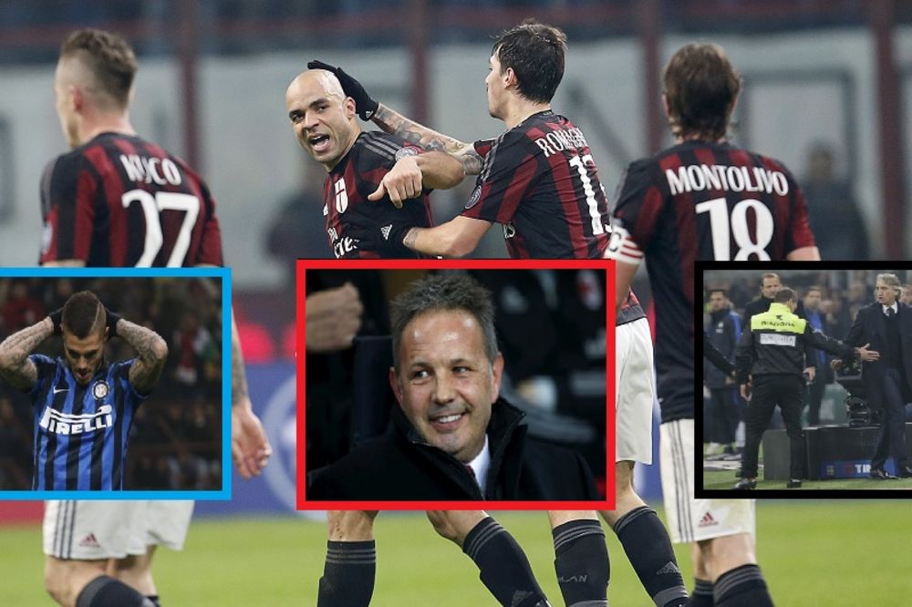 Promašeni penal, isključenje Manćinija, osmeh Mihajlovića i tri komada u mreži Intera! (VIDEO)