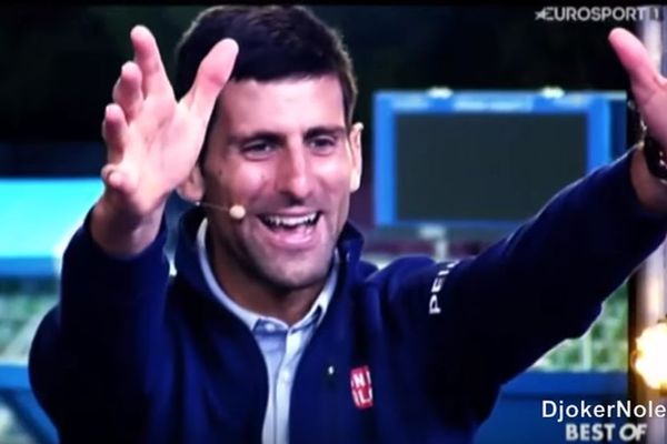 Beskrajna sreća: Neprocenjiva Novakova reakcija kada je video sina kako ga bodri! (VIDEO)