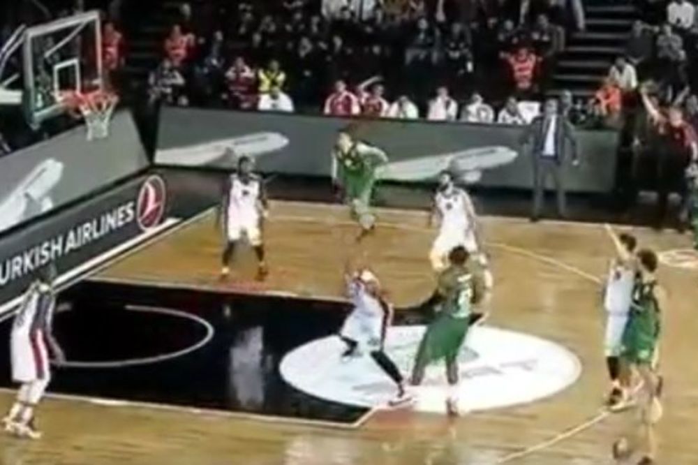 Zvezdo, gde je skok: Trojka koja je presudila crveno-belima postignuta iz 3. pokušaja! (GIF) (VIDEO)