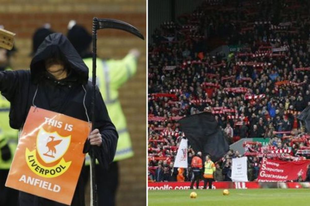 Održali su obećanje: Navijači Liverpula zbog cena karata napustili Enfild u 77. minutu! (FOTO) (VIDEO)