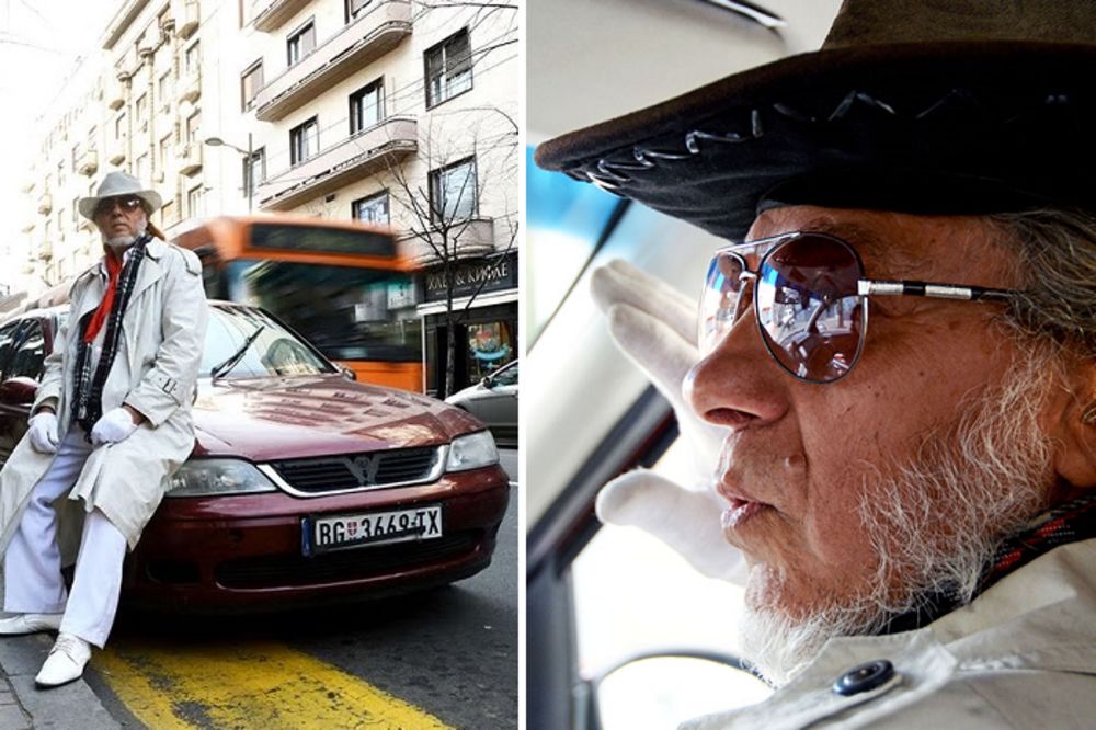 Turisti ga slikaju, Beograđani blenu u njega! Taksista pušta Šopena i vozi u belim rukavicama! (FOTO) (VIDEO)
