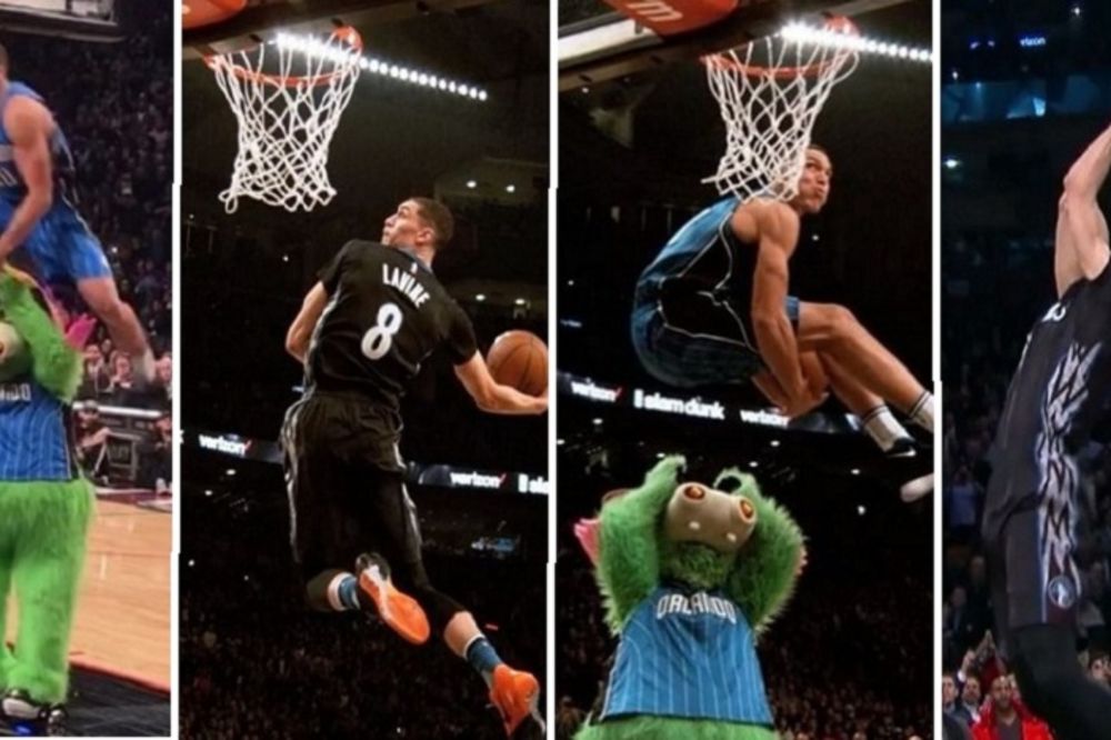 Krađa na takmičenju u zakucavanju: Gordonovi mađioničarski trikovi sa maskotom lošiji od Levina?! (VIDEO)