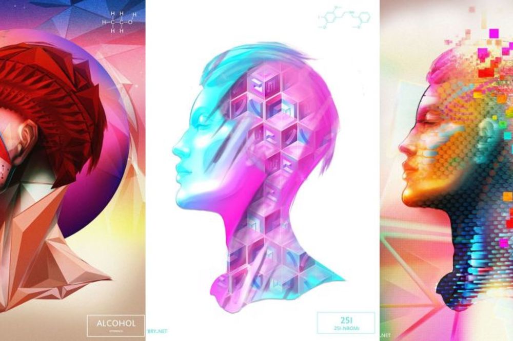 Uzeo je 20 različitih droga i naslikao 20 ilustracija da pokaže njihov rad! (FOTO)