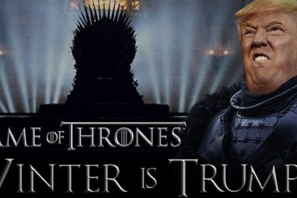 Vinter iz tramping: Ubacili Trampa u Igru prestola i genijalno je (VIDEO) (GIF)