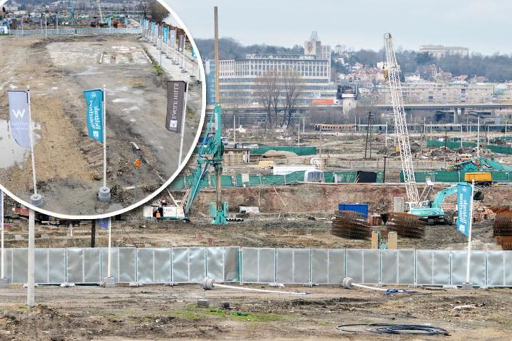 Na Beogradu na vodi nema radova! Na gradilištu zalutala trojica radnika (FOTO)