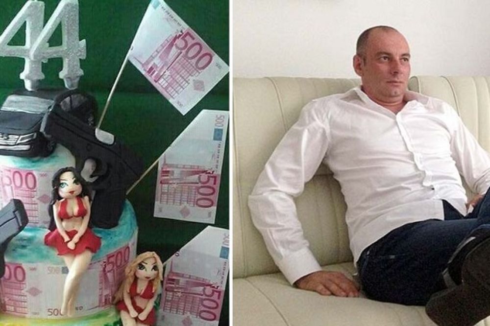 Torta s pištoljima, golišavim cicama i evrima namenjena je OVOM kontroverznom biznismenu!