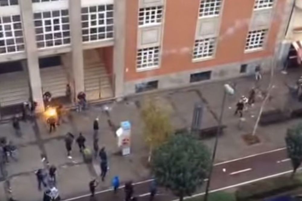 Huligani divljali u Baskiji: Žestoki okršaji navijača Marseja, Bilbaa i policije! (VIDEO)
