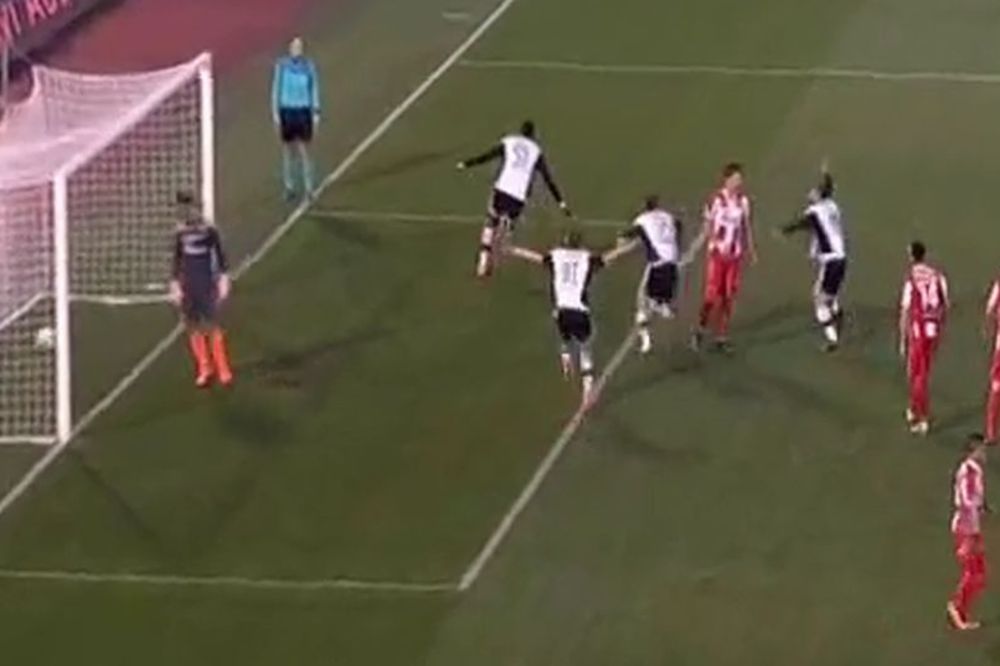 Ovako je Partizan poveo: Gogua na debiju postigao gol u derbiju! (VIDEO)