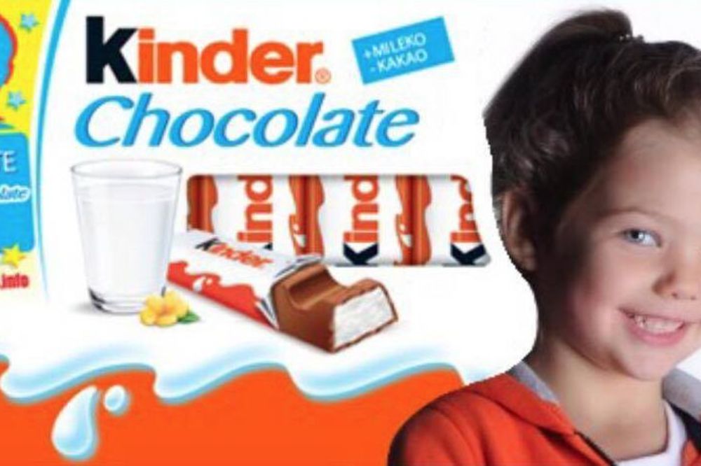 Da se istopite: Mala Nišlijka novo zaštitno lice Kinder čokolade (FOTO)