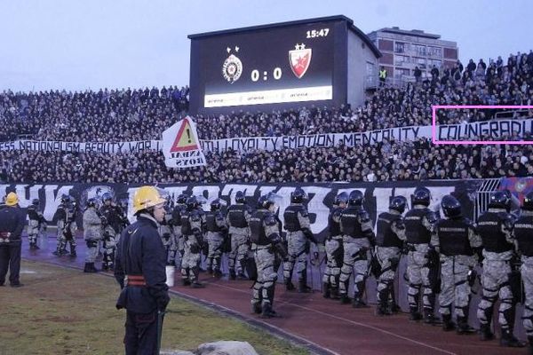 Zbog ovog transparenta Grobarima se danas smeje cela Srbija! (FOTO)