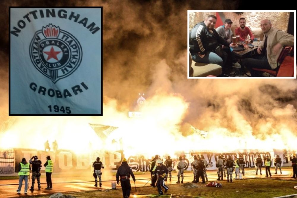Ovo su Grobari iz Engleske: Bili su na derbiju, a zbog Partizana su spremni da idu na kraj sveta! (FOTO) (VIDEO)