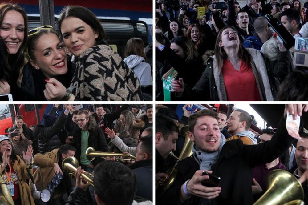 Ludilo na beogradskoj železničkoj stanici: Evo kako su Srbi dočekali voz pun Hrvata! (FOTO) (VIDEO)